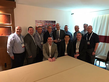 Berhard Huber, VP of Sales for Micronas with David Stein, VP, Global Semiconductors at Digi-Key