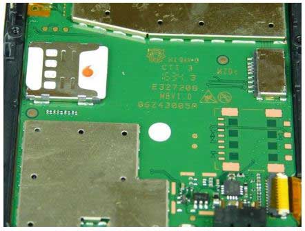 Text on the PCB displaying product information