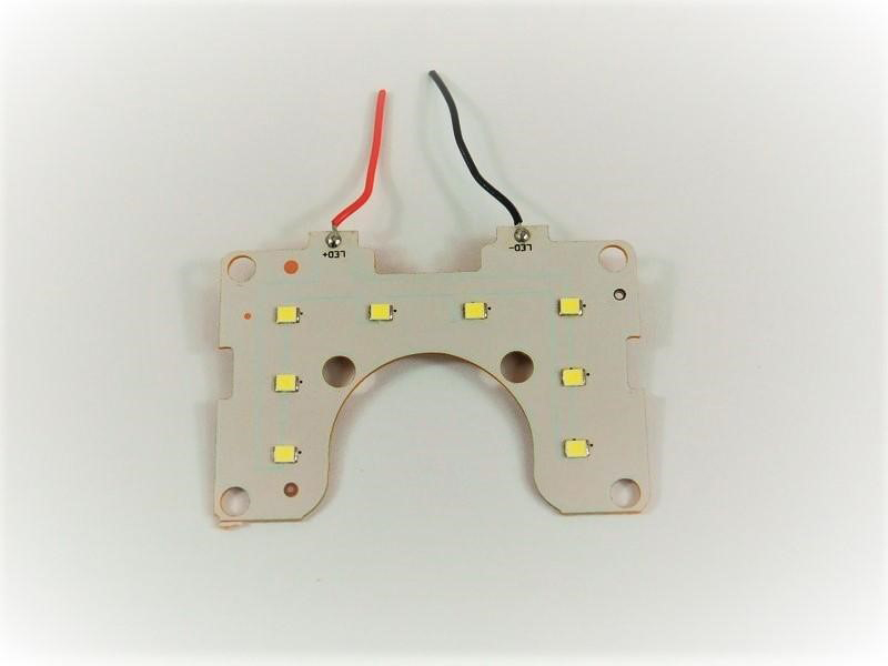The topside of the PCB